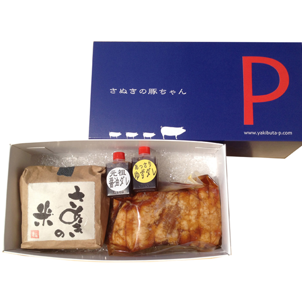 香川　さぬき米とオリーブ豚チャーシュー丼セット